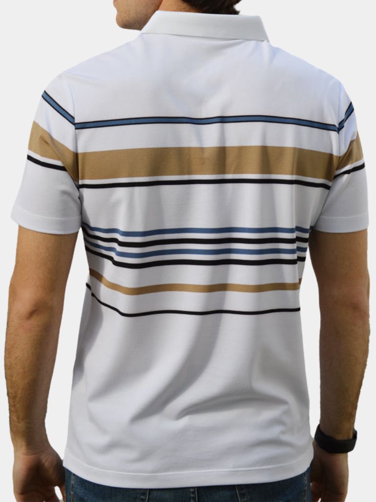 Sunset Stripe Polo Classic Fit