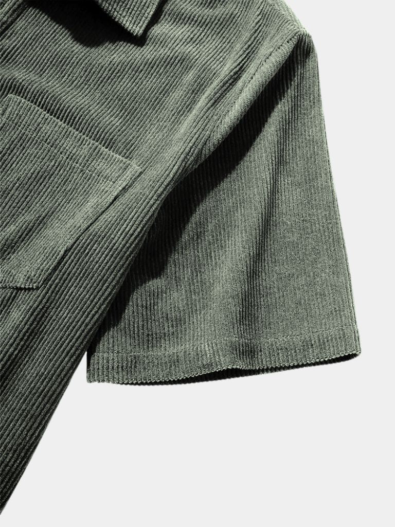 Textured Short Sleeve Shirt – Modern Style