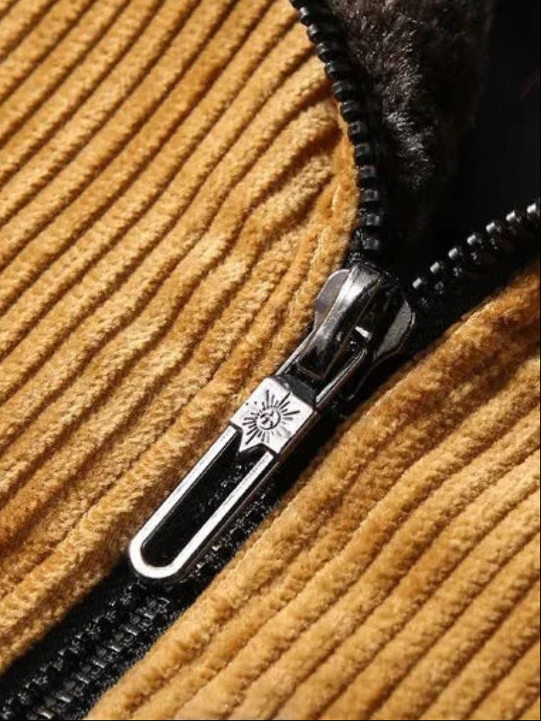 Thermal Windbreaker Jacket – Corduroy Coat