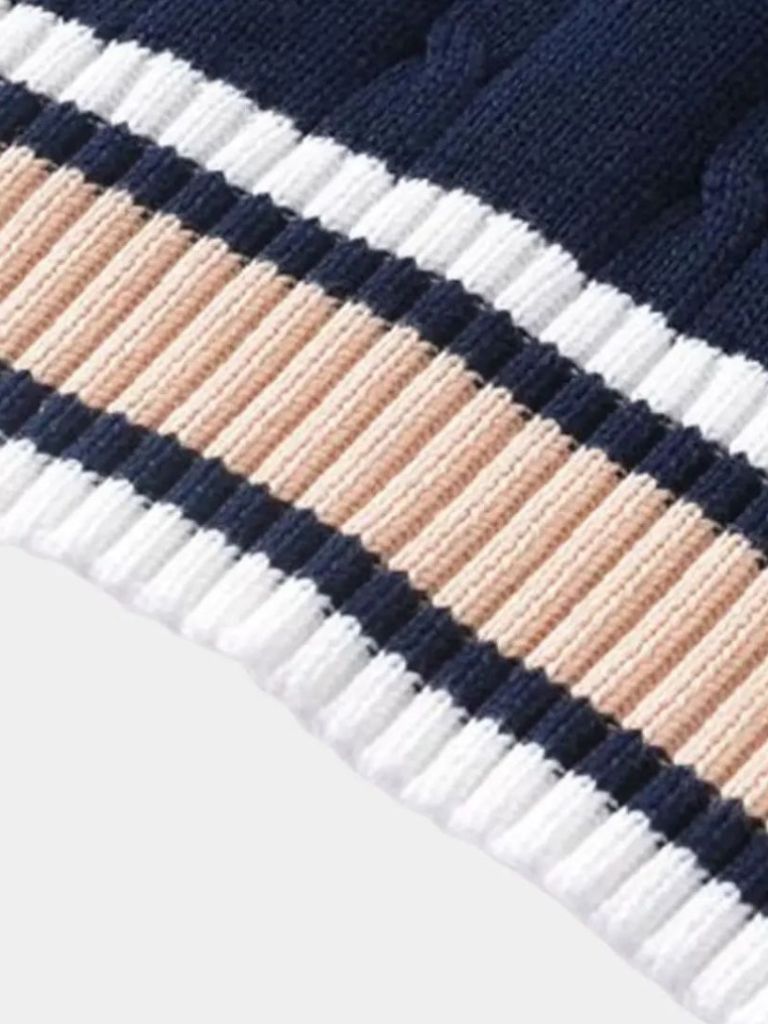 V-Neck Knit Vest – Elegant Luxury