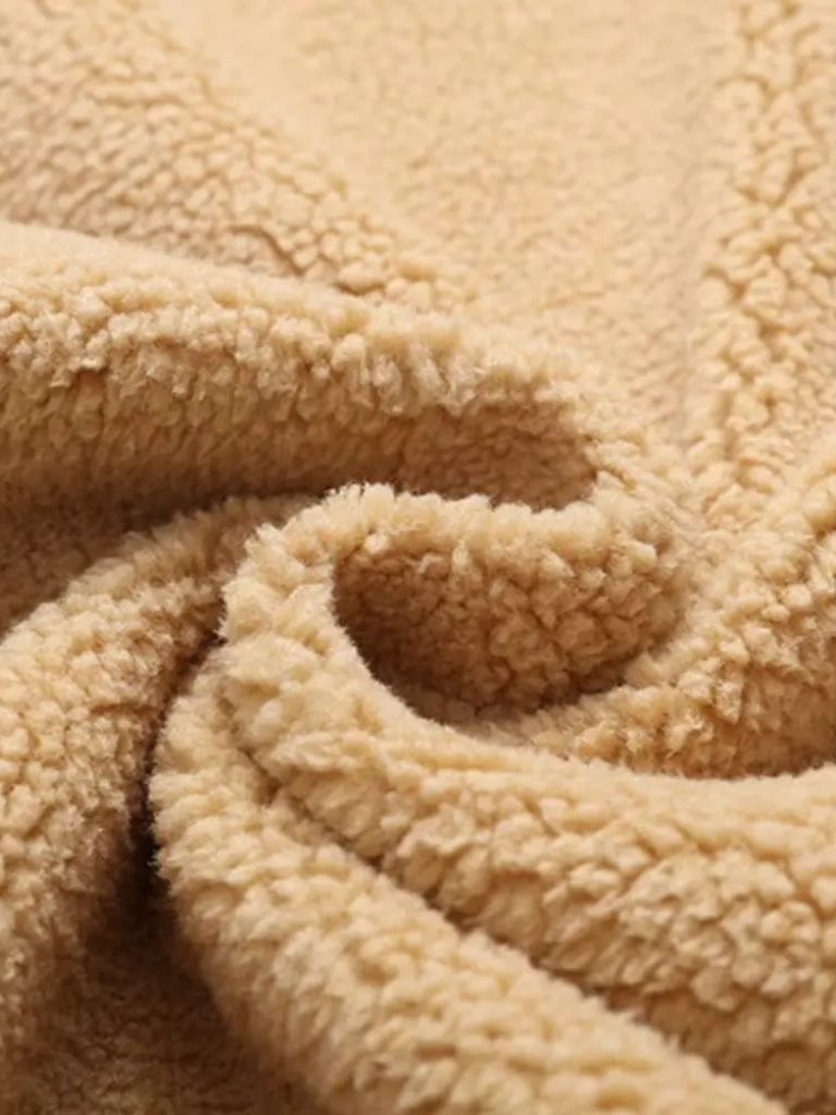 Retro Fleece Bomber Jacket - Classic Style