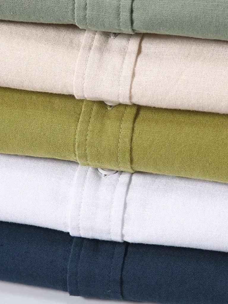 White Linen T-Shirt - Premium Tailored Tee