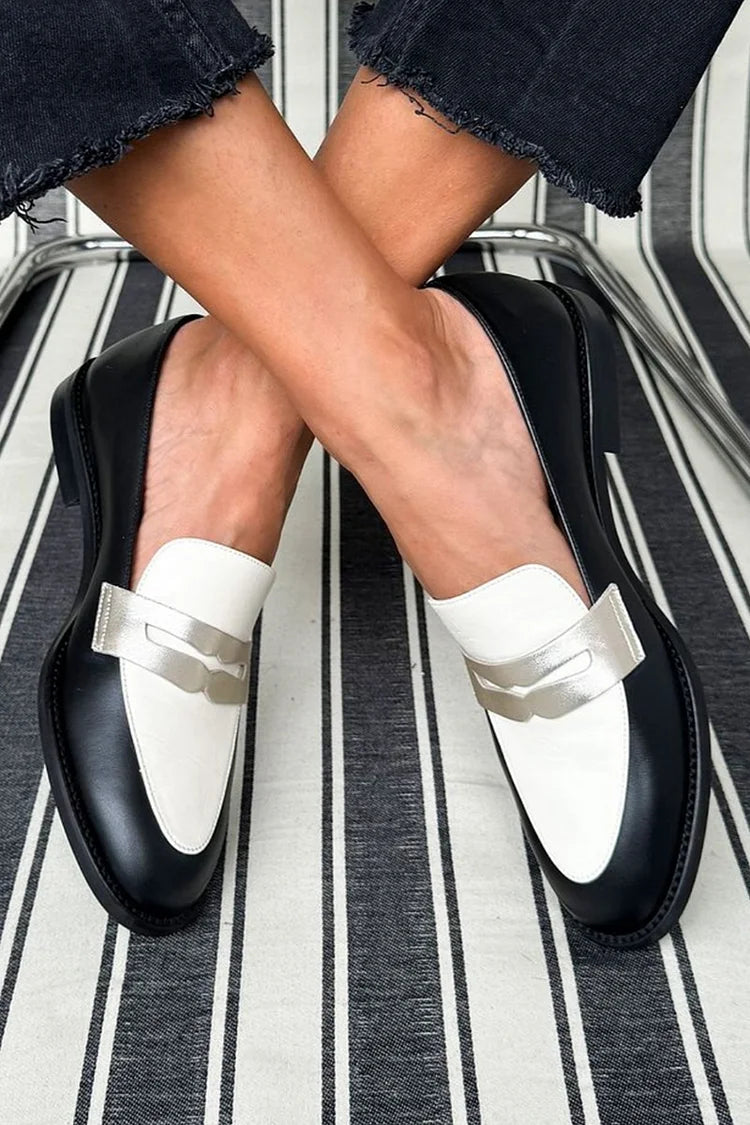 Classic Loafers | Sleek Monochrome Design