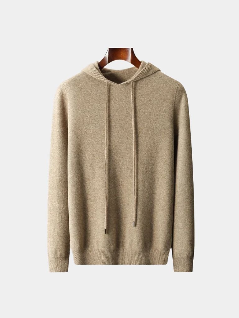 Cashmere Hooded Sweater - Luxury Soft Knitwear by Viretti Milano