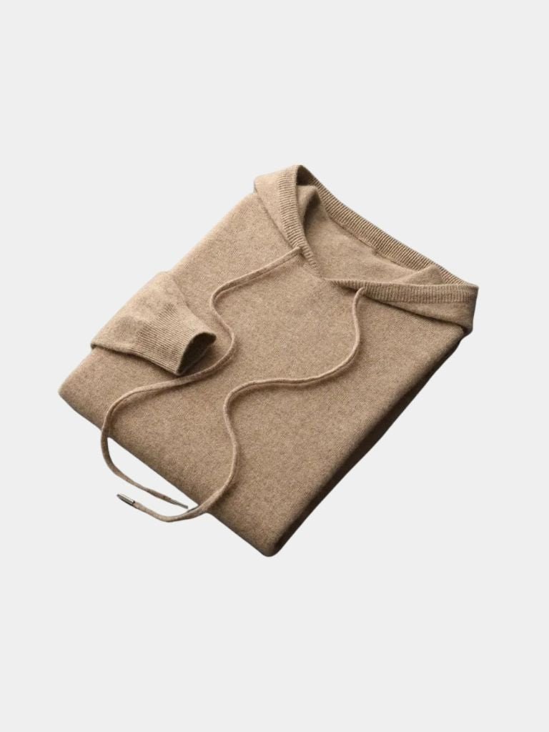 Cashmere Hooded Sweater - Luxury Soft Knitwear by Viretti Milano