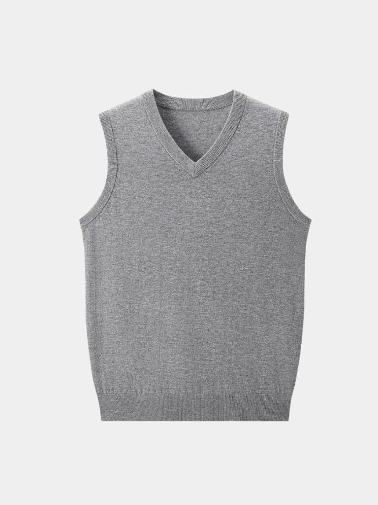 Cashmere Knit Vest – Luxury Layering