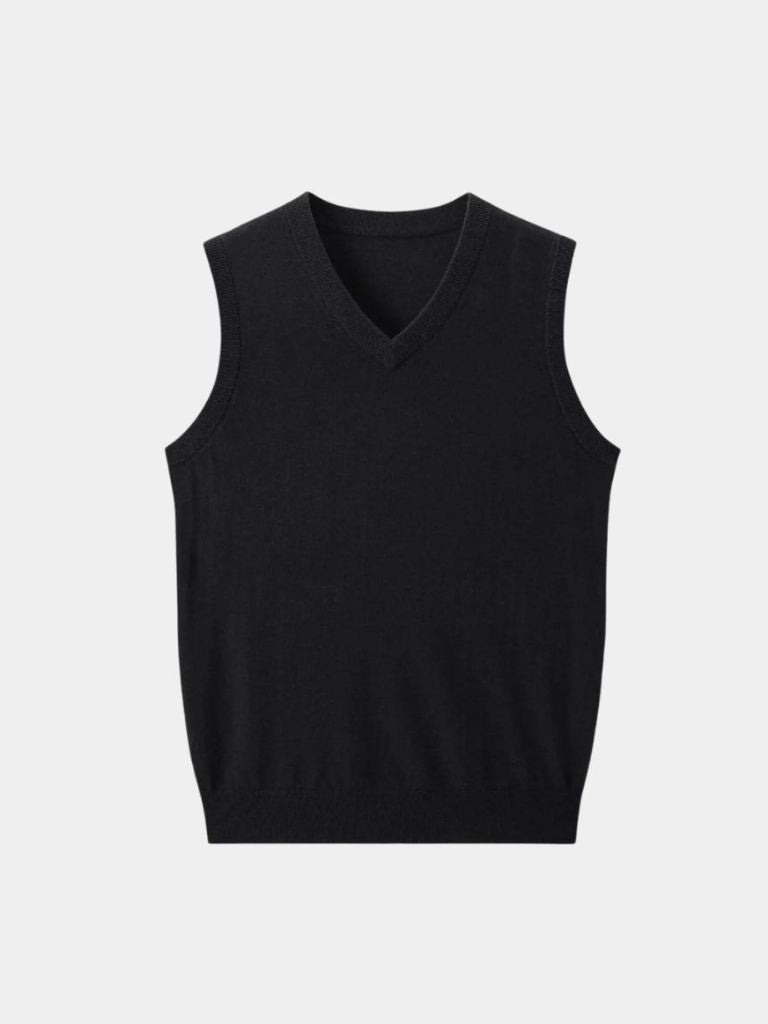Cashmere Knit Vest – Luxury Layering