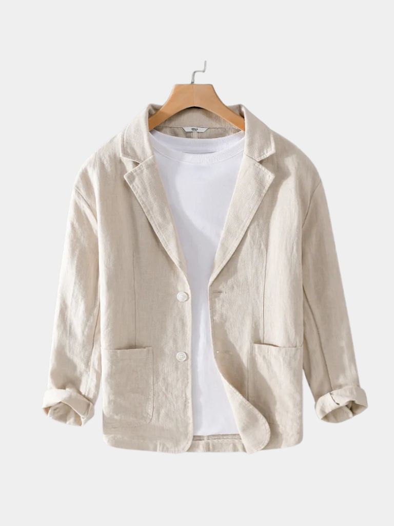 Summer Linen Blazer - Classic Breathable Jacket