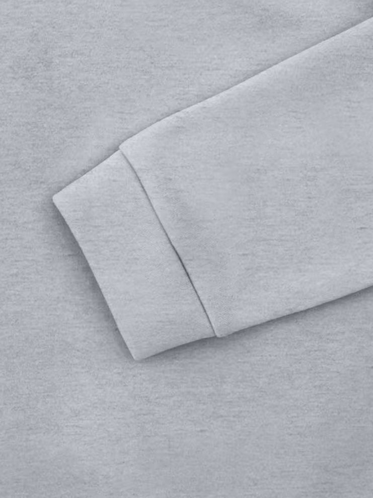 High Collar Pullover – Slate Urban Sleek Silhouette