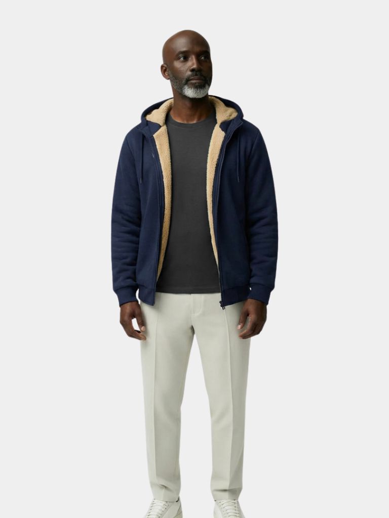 Sherpa Hoodie Jacket – Durable Thermal Fleece