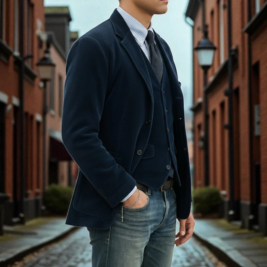 Tommy Blazer and Vest Set – Chic Business Casual