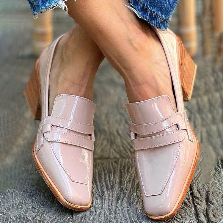 Moccasins Wide Heel | Comfortable Stylish