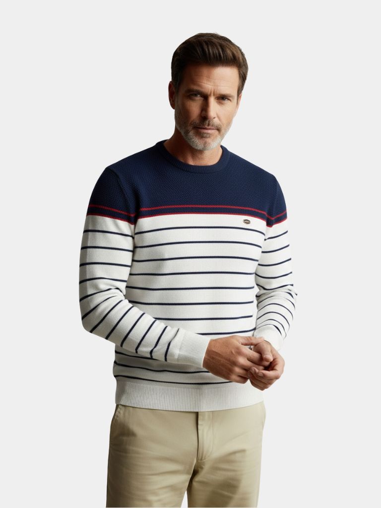 Knit Sweater – Classic Cable Knit Mariner Design