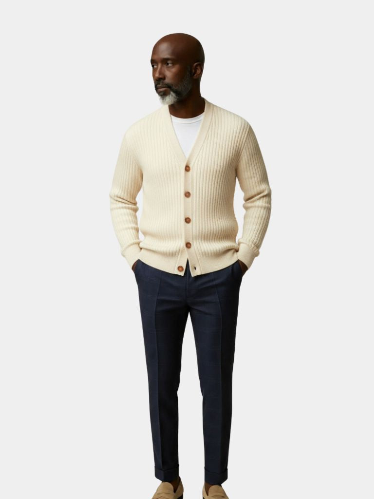 Knit Casual Cardigan – Cozy Fall Sweater With Adjustable Cuffs