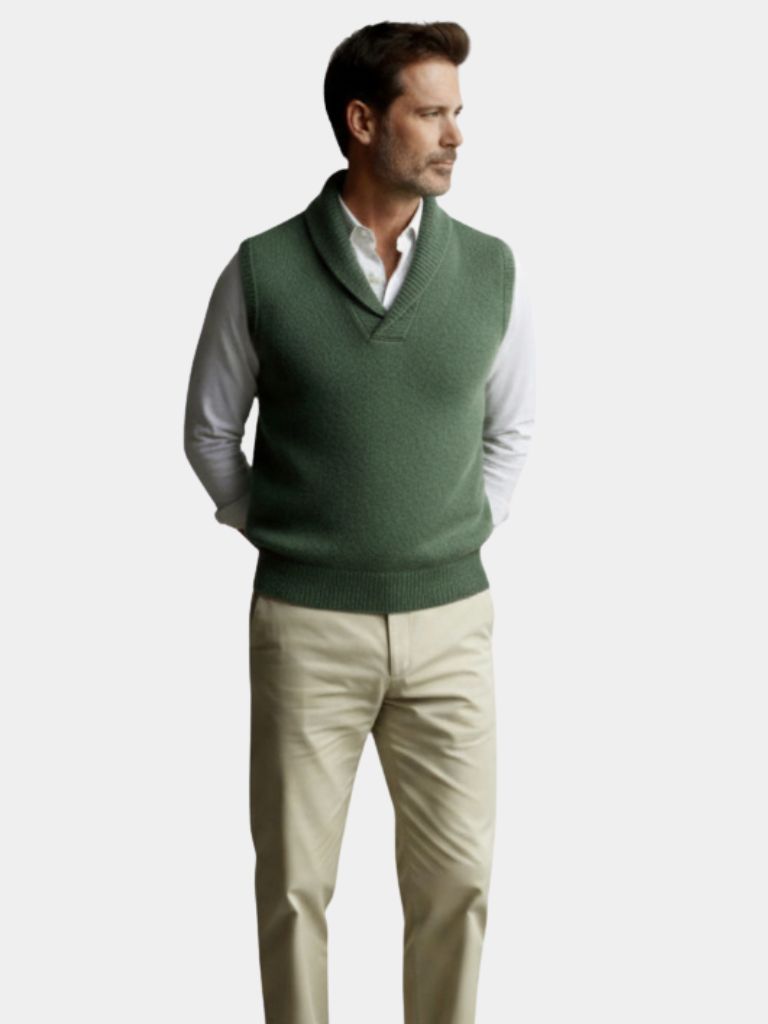 Knit Vest Waistcoat – Luxury Italian Knitwear