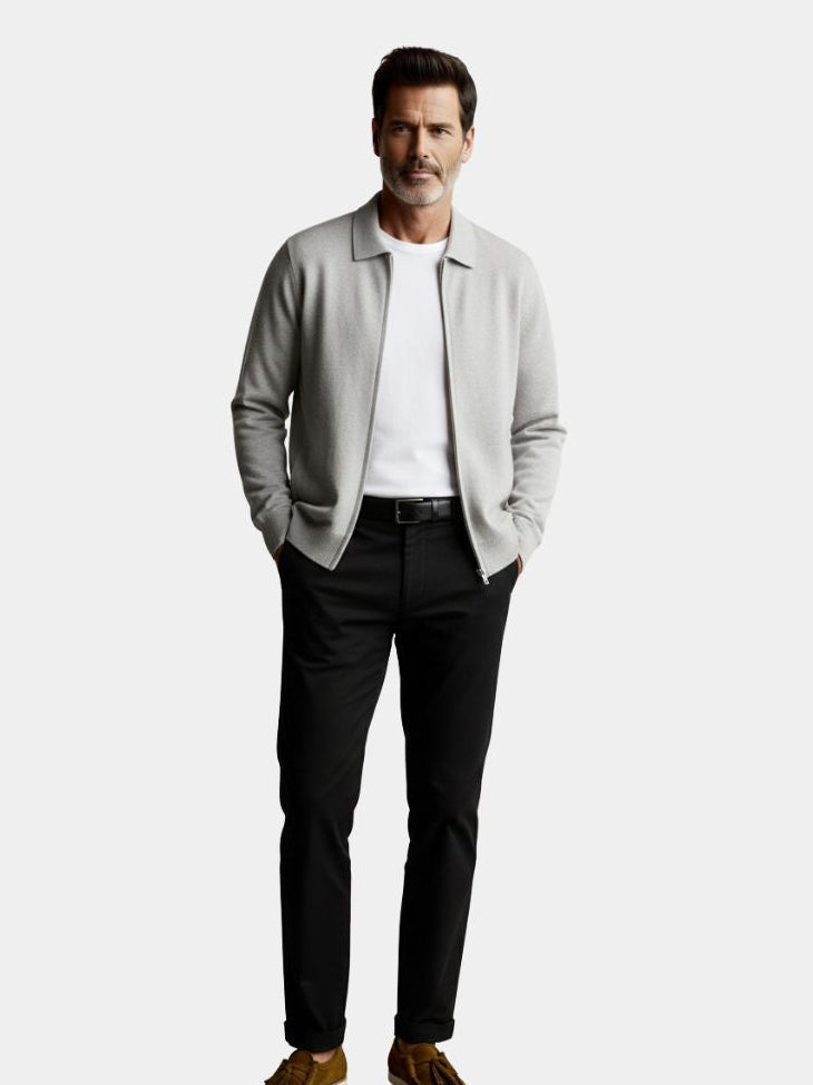 Cashmere Knit Jacket - Heritage Elegance