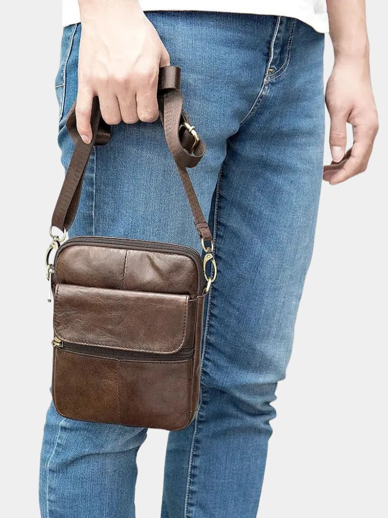 Leather Shoulder Bag | Classic Luxury