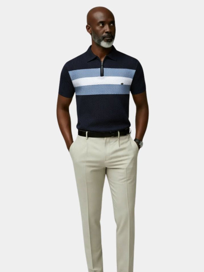 Quarter Zip Polo Classic Fit