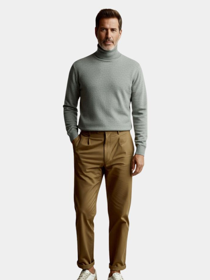 Merino Wool Turtleneck | Premium Italian Winter Sweater