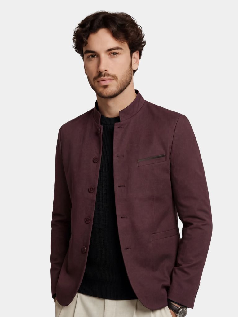 Elegant Collar Jacket | Sophisticated Wear