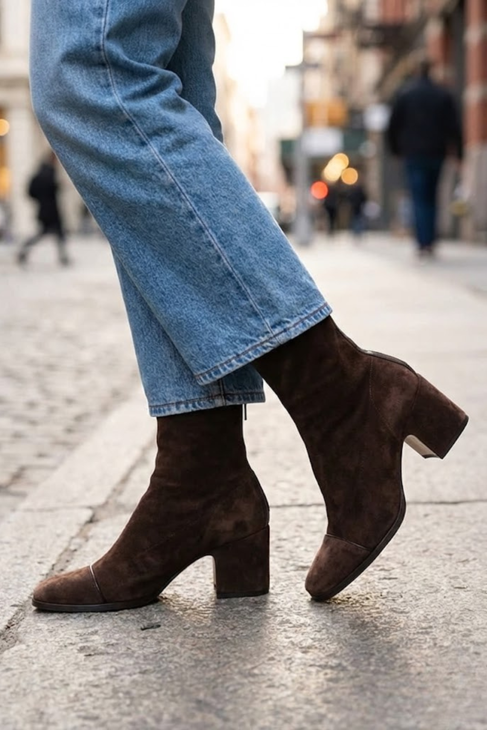 Square Toe Heeled Boots | Elegant Block Heel
