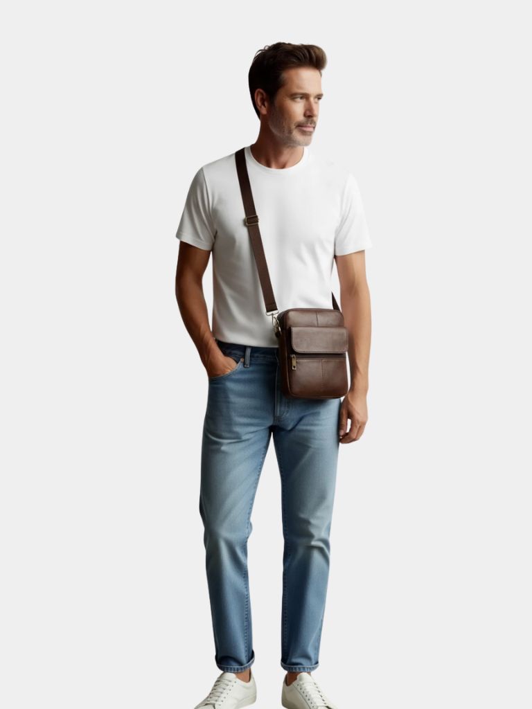 Leather Shoulder Bag | Classic Luxury