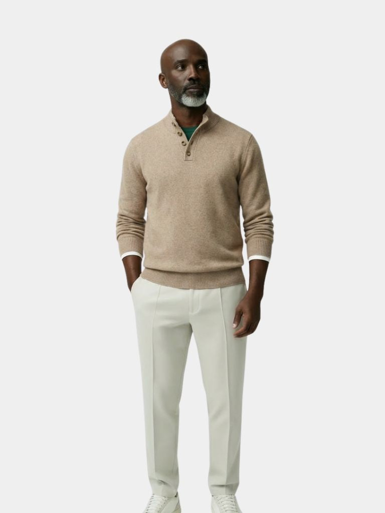 Cashmere Pullover – Classic Luxury Sweater by Viretti Milano