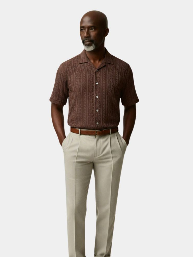 Mens Camp Shirt – Valmore Luxury