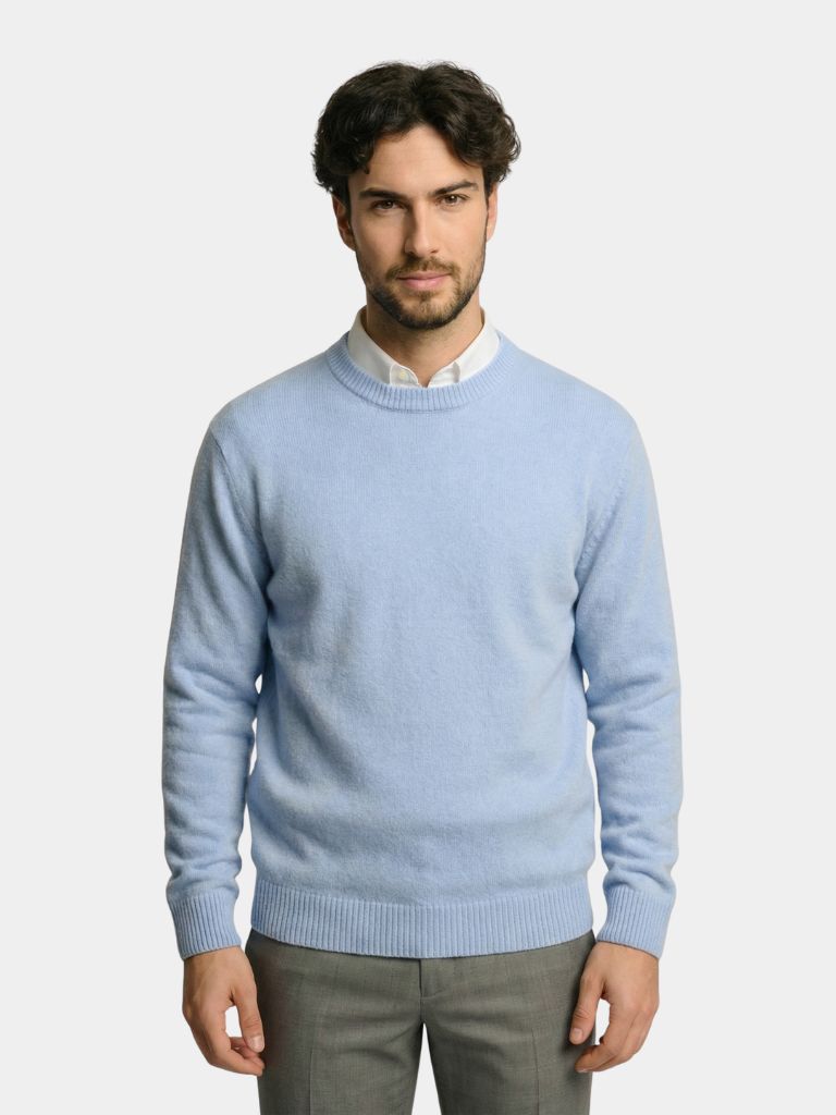 Cotton Pullover – Soft Tailored Sweater by Viretti Milano