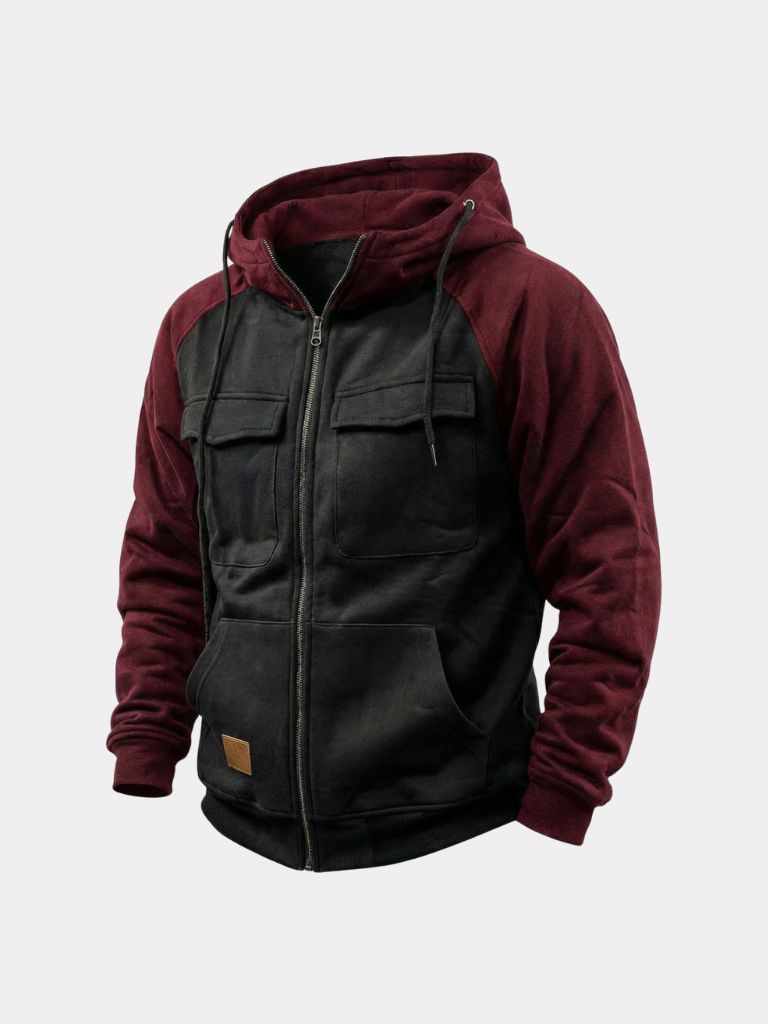 Cargo Zip Hoodie - Tailored Fit