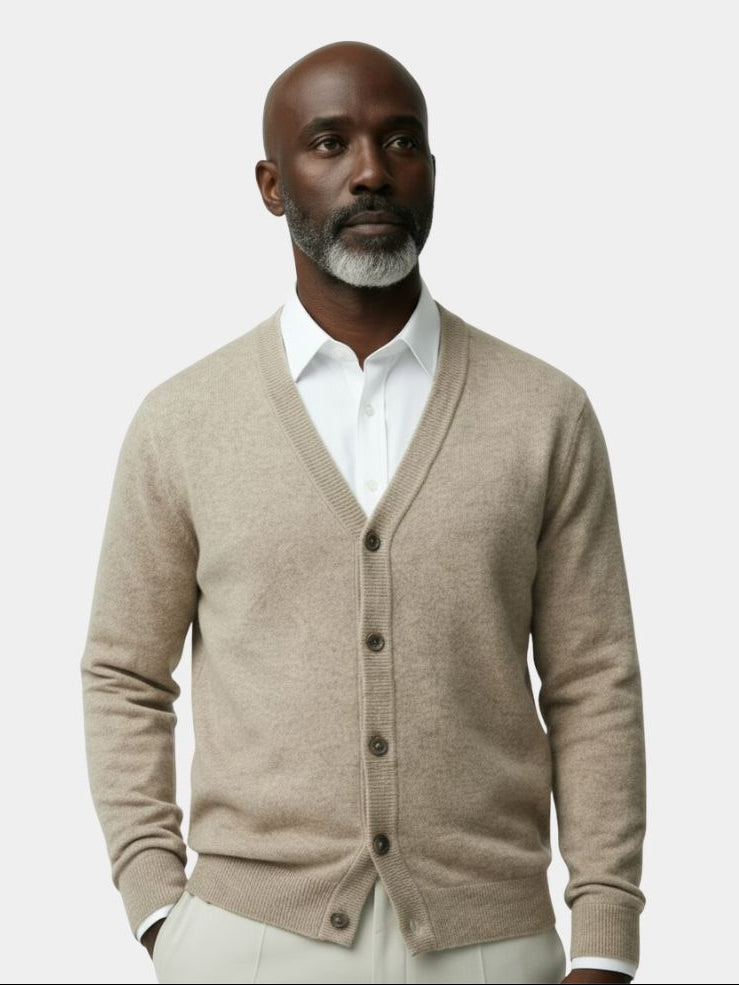 Merino Wool Cardigan | Premium Knit Sweater
