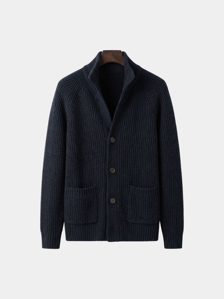 Button Knit Jacket | Classic Sophistication