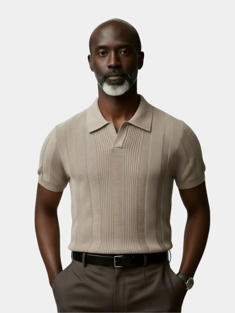 Beige Vintage Polo Classic Shirt