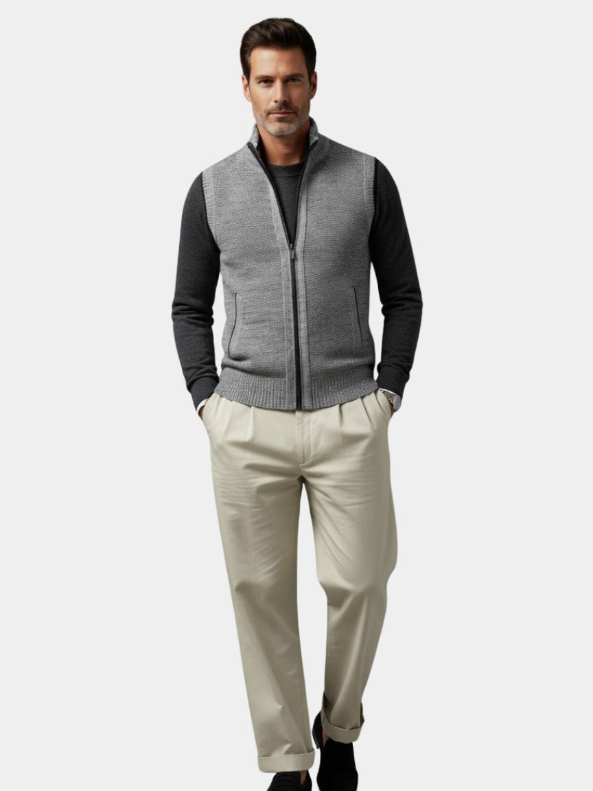 Elegant Gilet Full Zip – Soft Fleece Vest