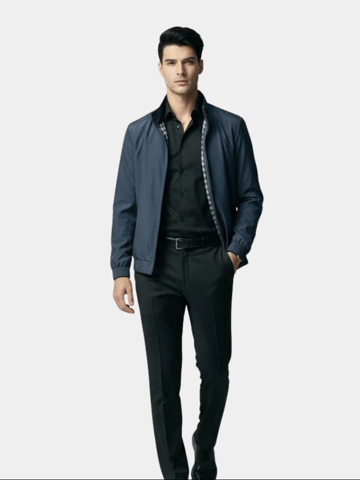 Casual Bomber Jacket – Tailored Italian Style