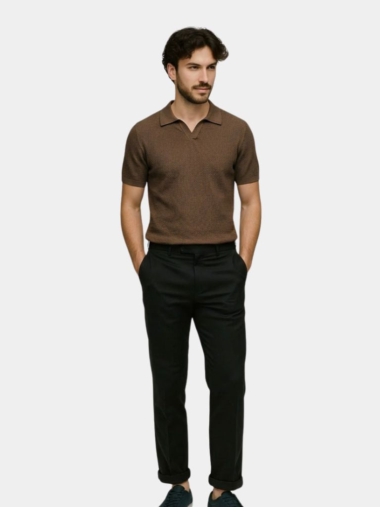 Brown Polo Shirt Classic Style