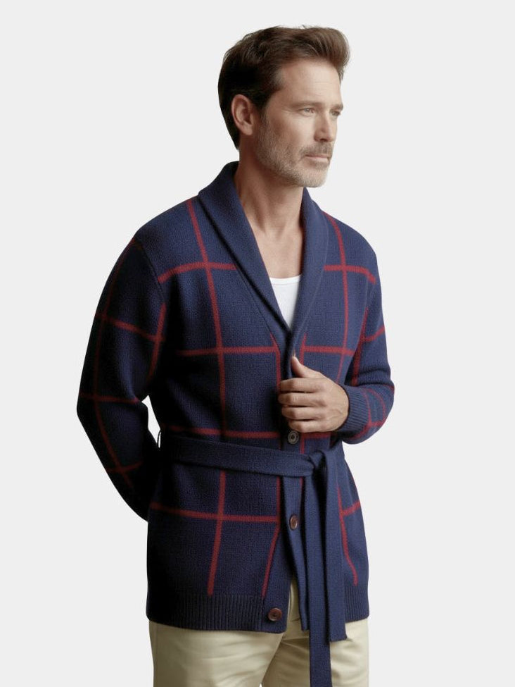 Belted Coat Wool Sweater Milano