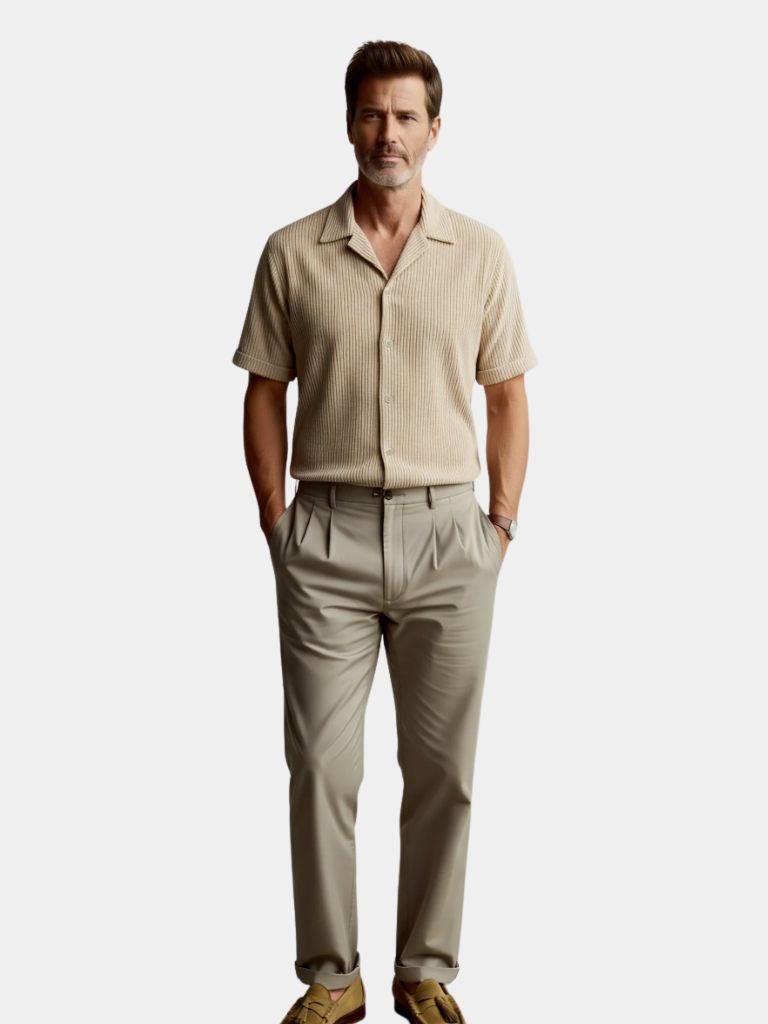 Minimalist Corduroy Shirt - Slim Fit Classic