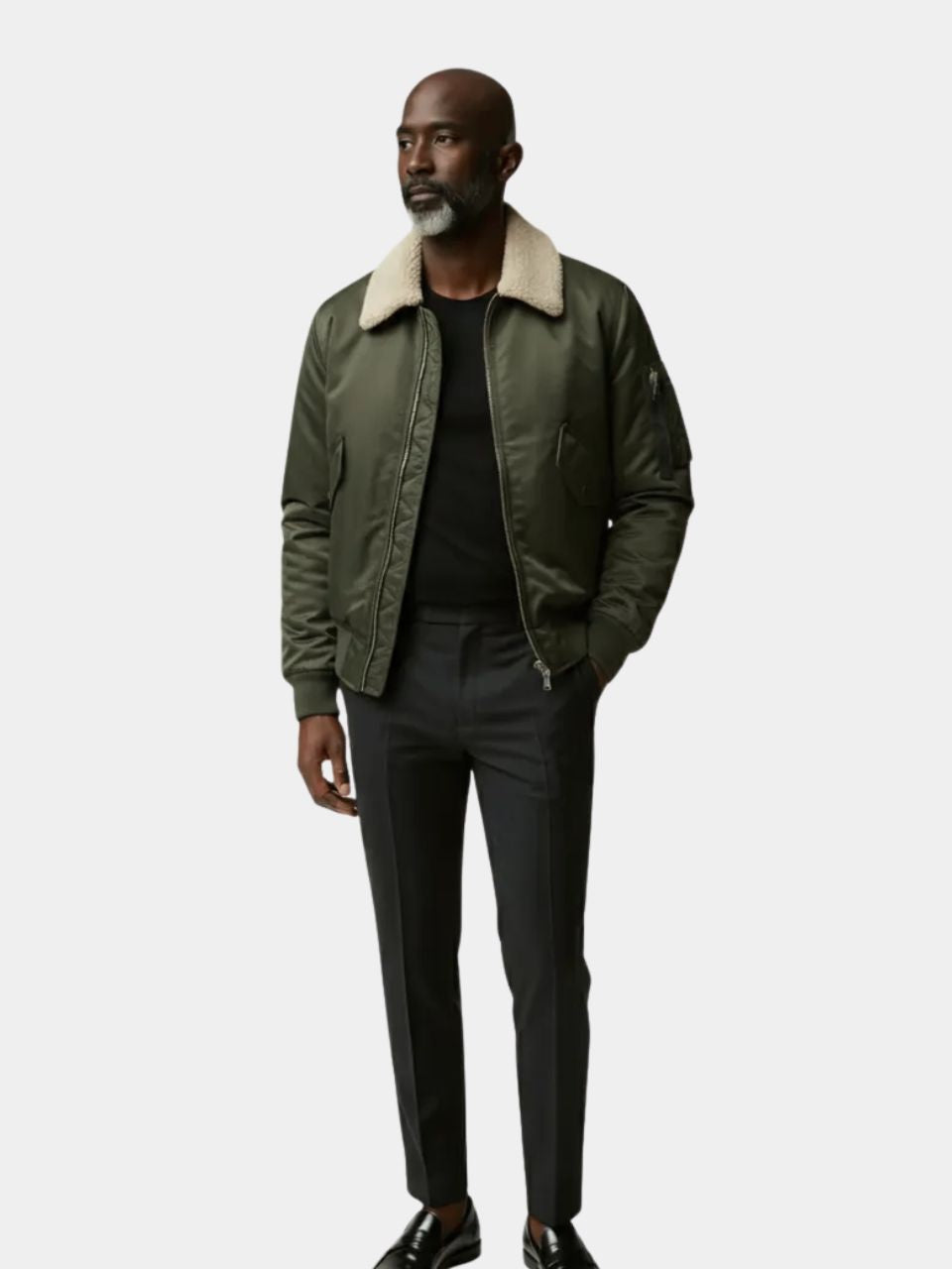 Casual Fleece Jacket - Classic Bomber