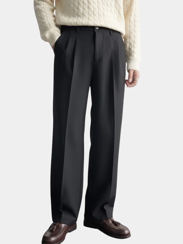 Minimalist Classic Trousers | Sophisticated Dress Pants