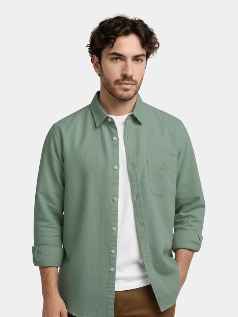 Linen Shirt Long Sleeve Classic