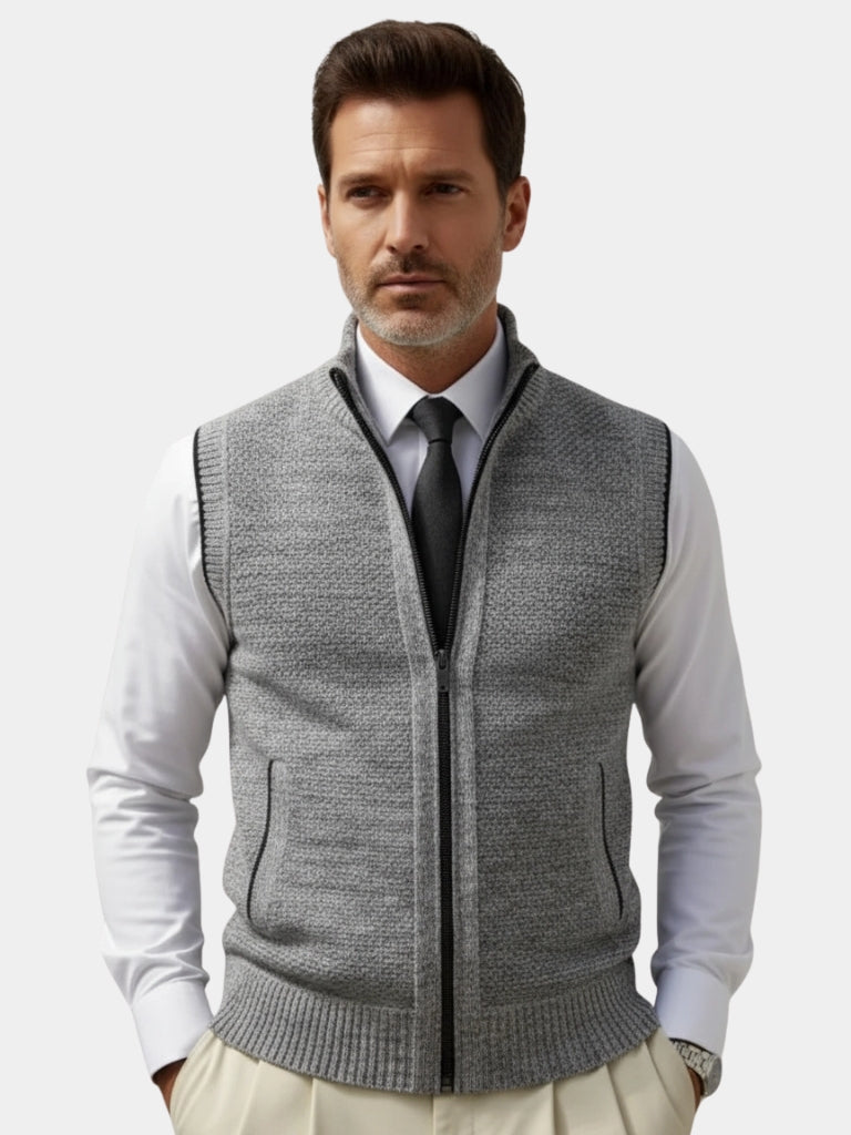Elegant Gilet Full Zip – Soft Fleece Vest