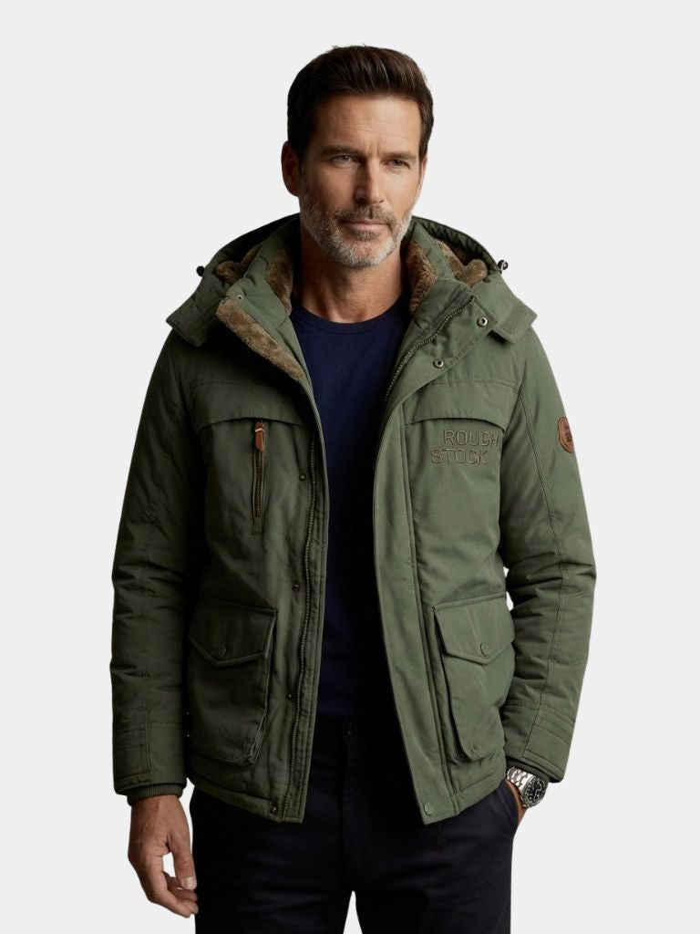 Hooded Military Jacket – Stylish Urban Camo Coat