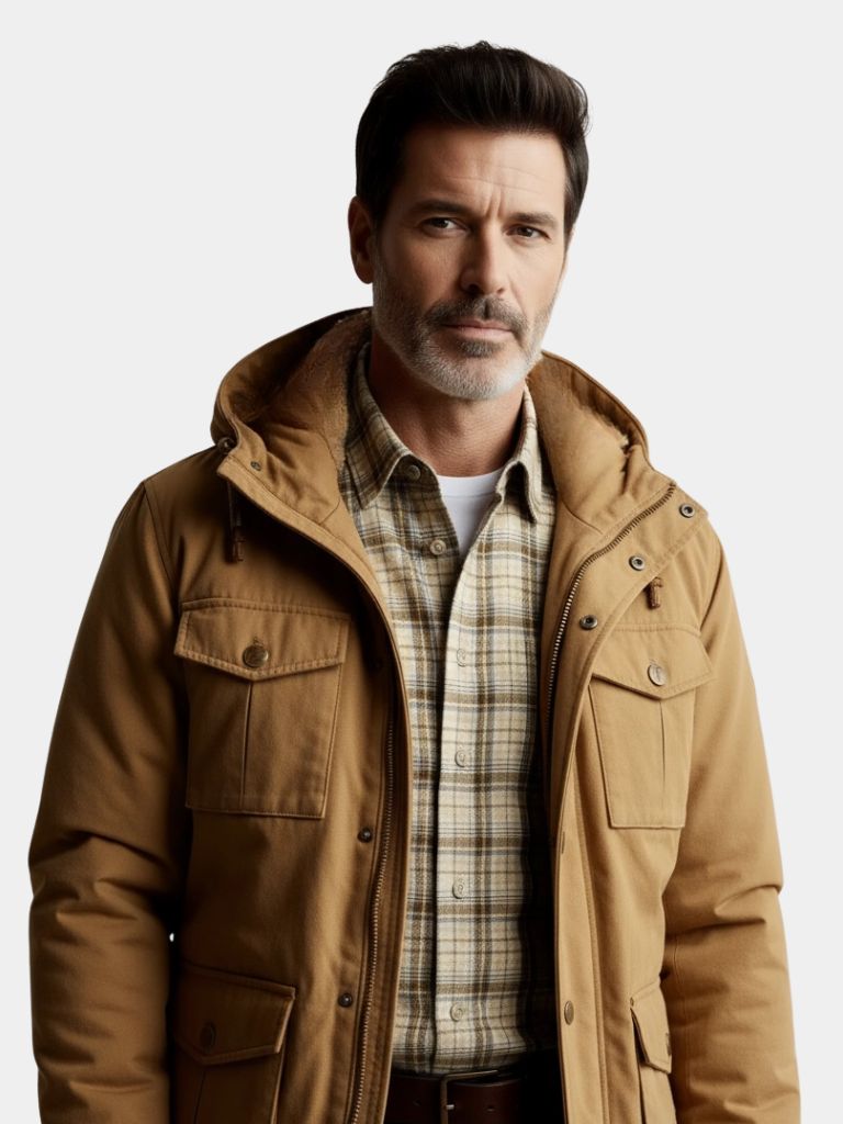 Fleece Bomber Jacket – Luxury Hooded Coat