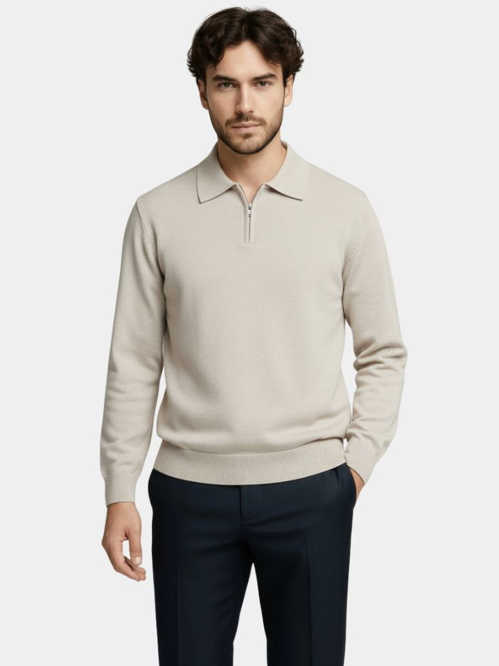 Casual Polo Sweater | Timeless Knitwear Casualwear Essentials