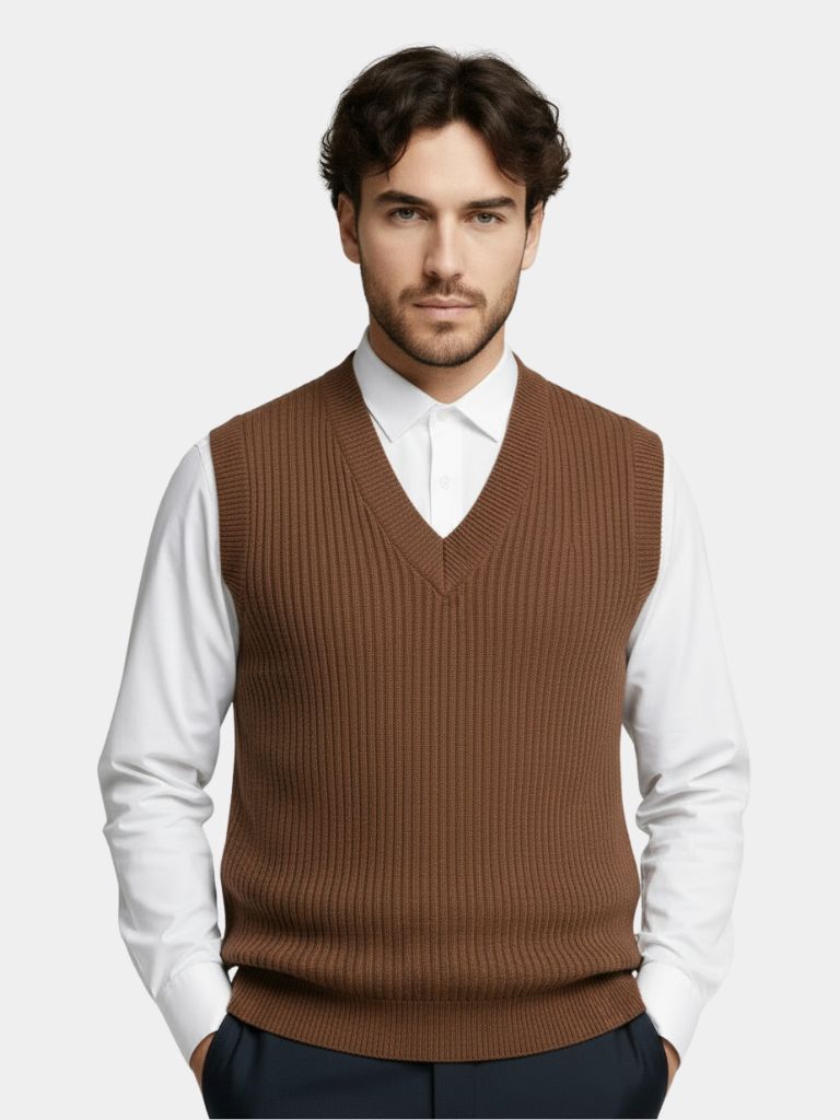 Knit Waistcoat Vest – Premium Stylish Waistcoat Sweater