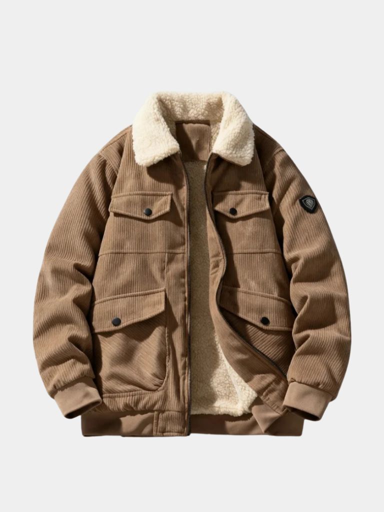 Sherpa Cargo Jacket Iron Ore