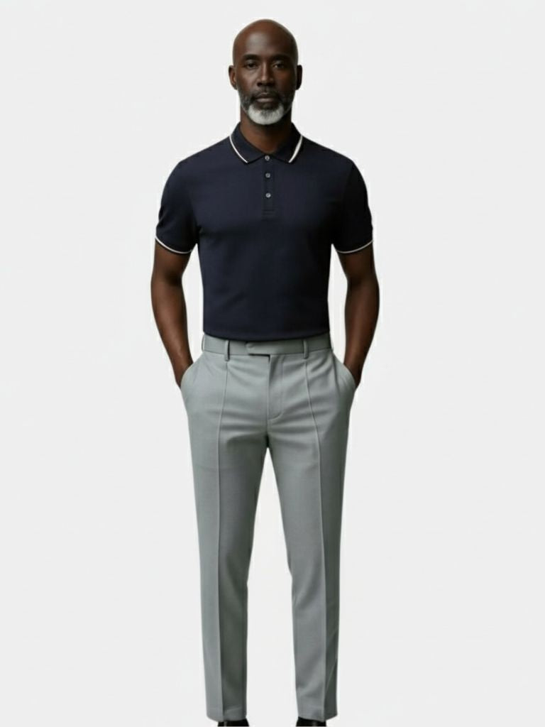 Midnight Trim Polo Elegant Shirt