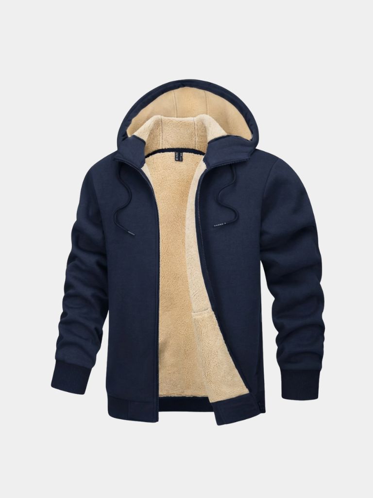 Sherpa Hoodie Jacket – Durable Thermal Fleece