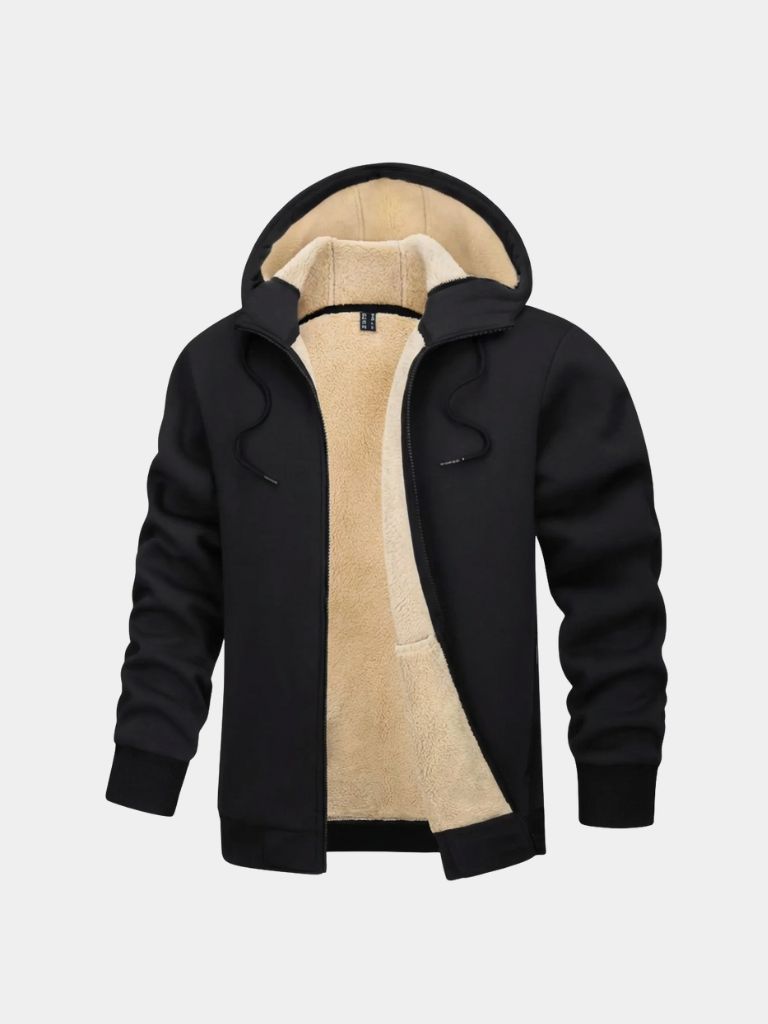 Sherpa Hoodie Jacket – Durable Thermal Fleece
